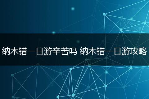 纳木错一日游辛苦吗 纳木错一日游攻略