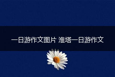 一日游作文图片 淮塔一日游作文