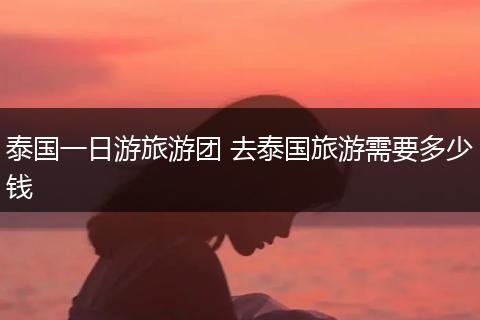 泰国一日游旅游团 去泰国旅游需要多少钱