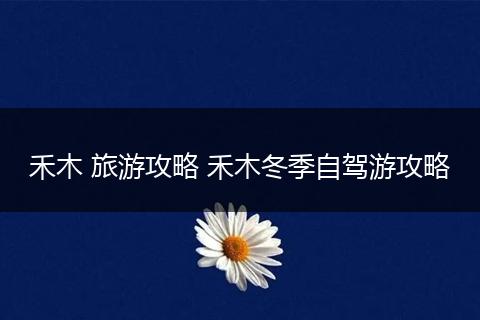 禾木 旅游攻略 禾木冬季自驾游攻略