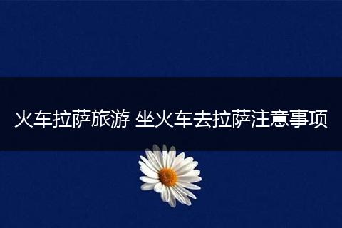 火车拉萨旅游 坐火车去拉萨注意事项