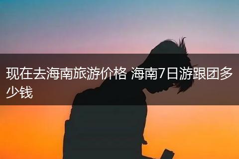 现在去海南旅游价格 海南7日游跟团多少钱
