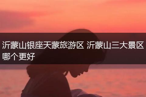 沂蒙山银座天蒙旅游区 沂蒙山三大景区哪个更好