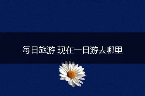 每日旅游 现在一日游去哪里