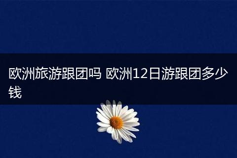 欧洲旅游跟团吗 欧洲12日游跟团多少钱