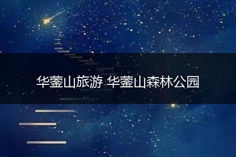 华蓥山旅游 华蓥山森林公园