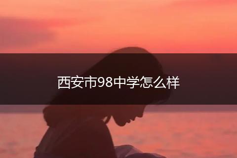 西安市98中学怎么样