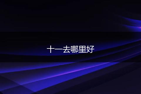 十一去哪里好
