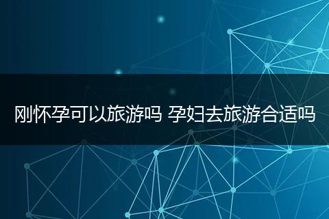 刚怀孕可以旅游吗 孕妇去旅游合适吗