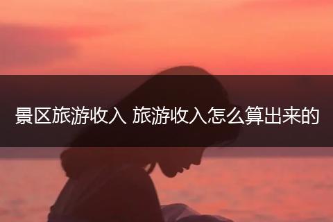 景区旅游收入 旅游收入怎么算出来的