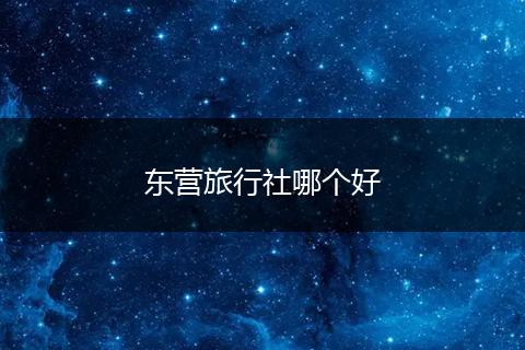 东营旅行社哪个好
