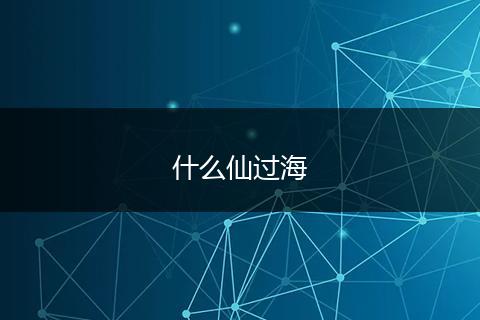 什么仙过海