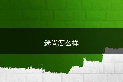 迷尚怎么样