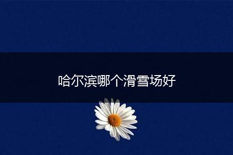 哈尔滨哪个滑雪场好