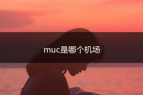 muc是哪个机场