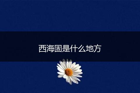 西海固是什么地方