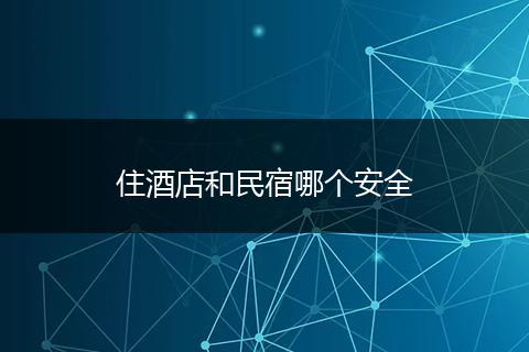 住酒店和民宿哪个安全