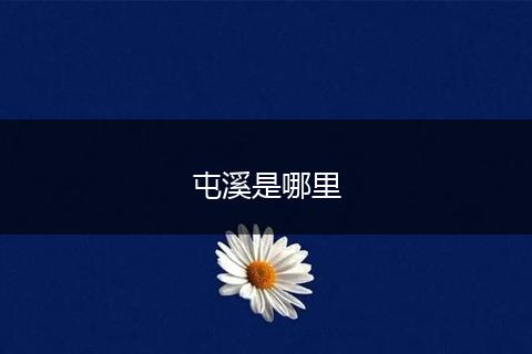 屯溪是哪里
