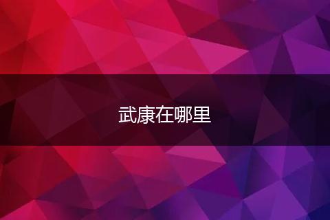武康在哪里