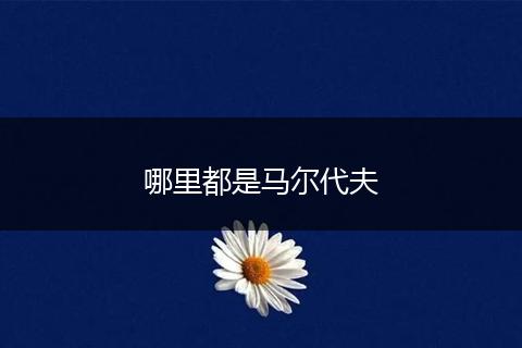 哪里都是马尔代夫