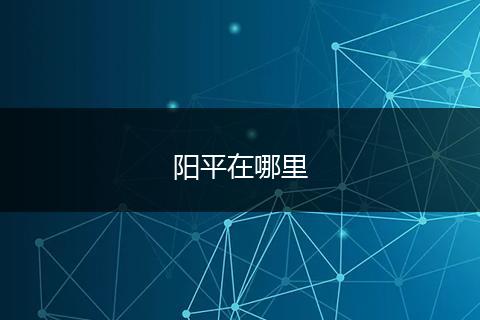 阳平在哪里