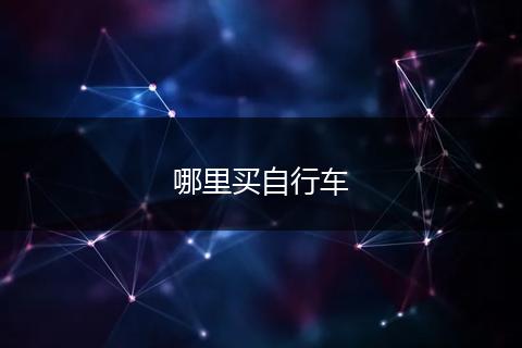 哪里买自行车