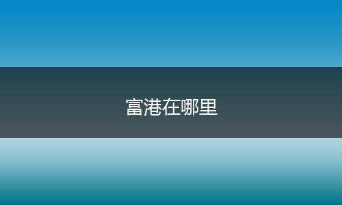 富港在哪里
