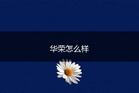 华荣怎么样