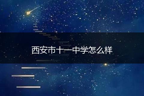西安市十一中学怎么样