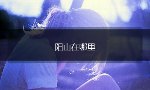 阳山在哪里