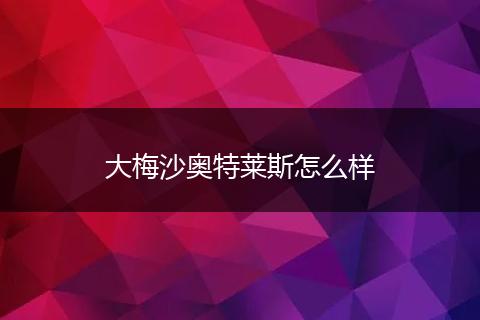 大梅沙奥特莱斯怎么样