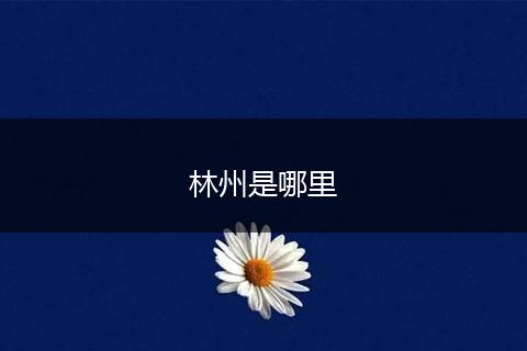 林州是哪里
