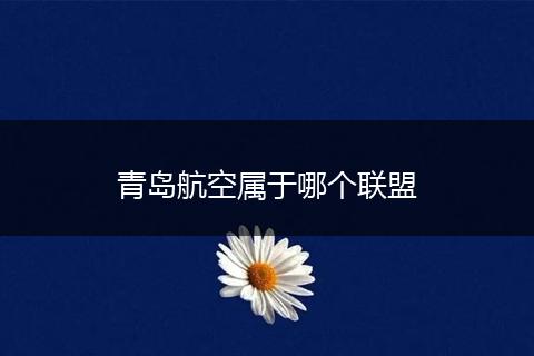 青岛航空属于哪个联盟