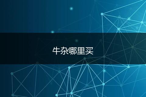 牛杂哪里买
