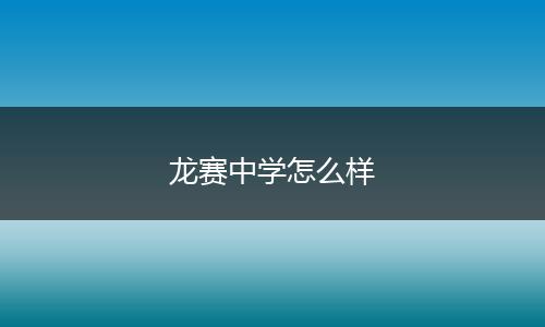 龙赛中学怎么样
