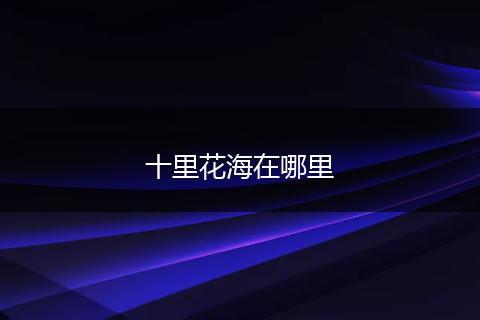 十里花海在哪里