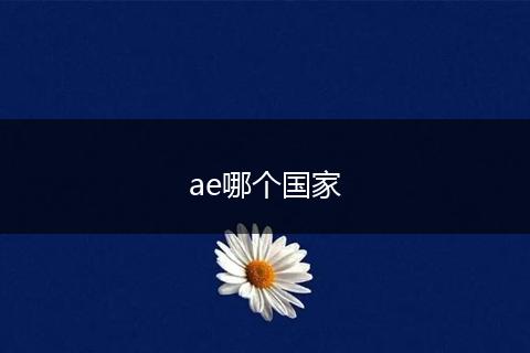 ae哪个国家