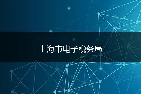 上海市电子税务局
