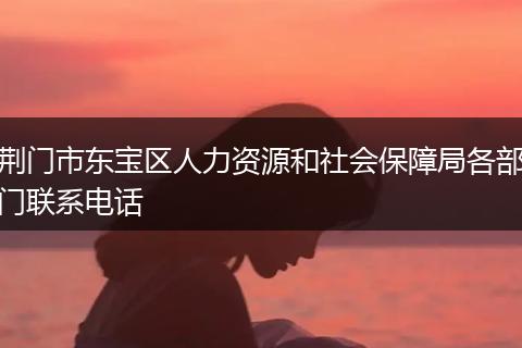 荆门市东宝区人力资源和社会保障局各部门联系电话