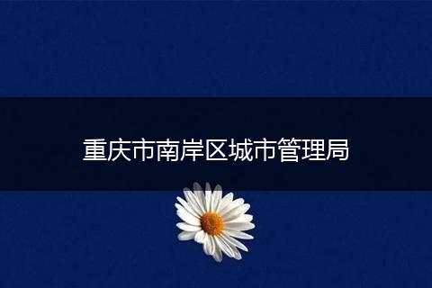 重庆市南岸区城市管理局