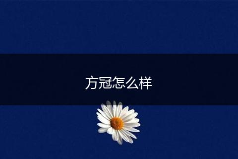 方冠怎么样