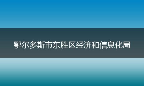 鄂尔多斯市东胜区经济和信息化局