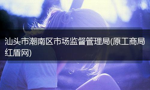 汕头市潮南区市场监督管理局(原工商局红盾网)