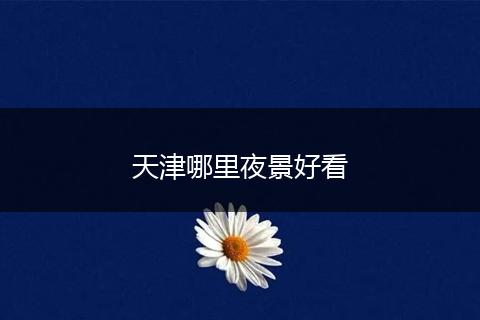 天津哪里夜景好看