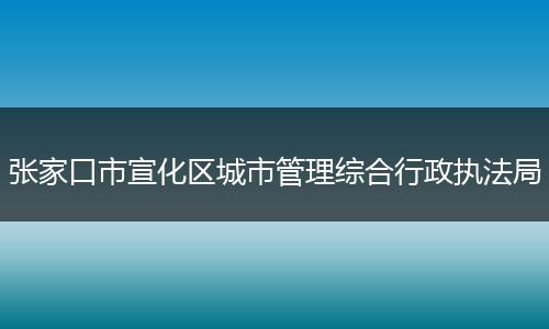 张家口市宣化区城市管理综合行政执法局