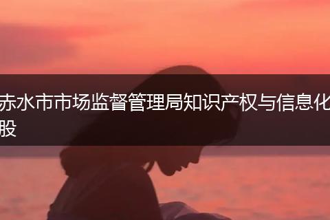 赤水市市场监督管理局知识产权与信息化股