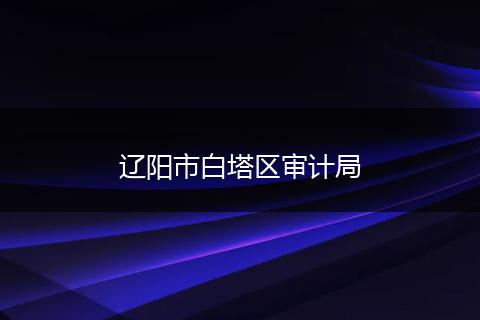 辽阳市白塔区审计局