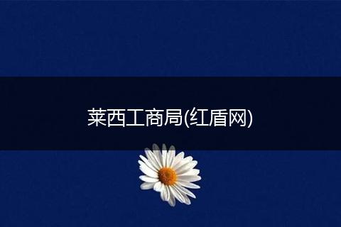 莱西工商局(红盾网)