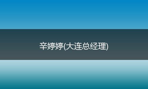 辛婷婷(大连总经理)