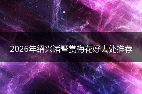 2026年绍兴诸暨赏梅花好去处推荐